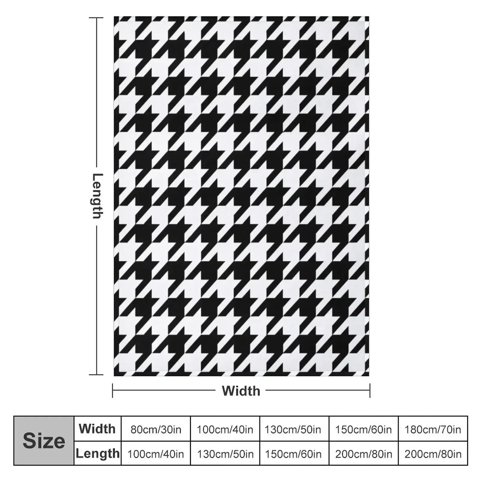 Houndstooth Throw Blanket Winter beds Beautifuls Cute Plaid For Decorative Sofa Blankets