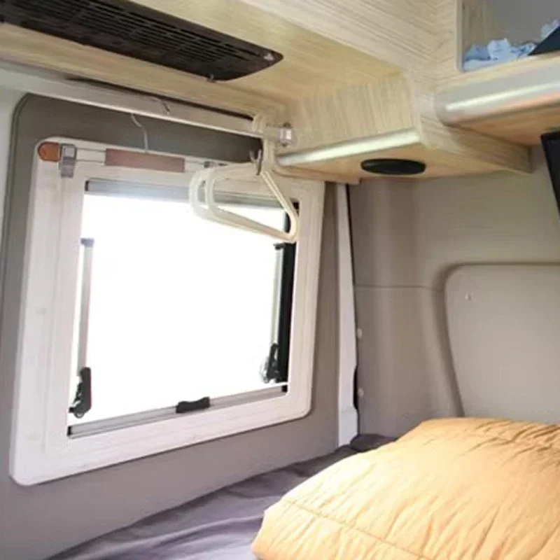 RV Modified Windows, RV Trailers, RV Window Modification Accessories, Double-layer Acrylic Glass with Insect-proof Net