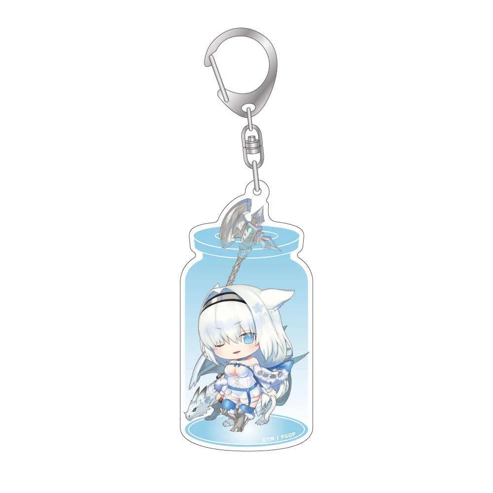 Charm Anime Fans Gifts Love Live!         Superstar HD Figurel Q Edition Acrylic Keychain  Fate Grand Order About 6cm