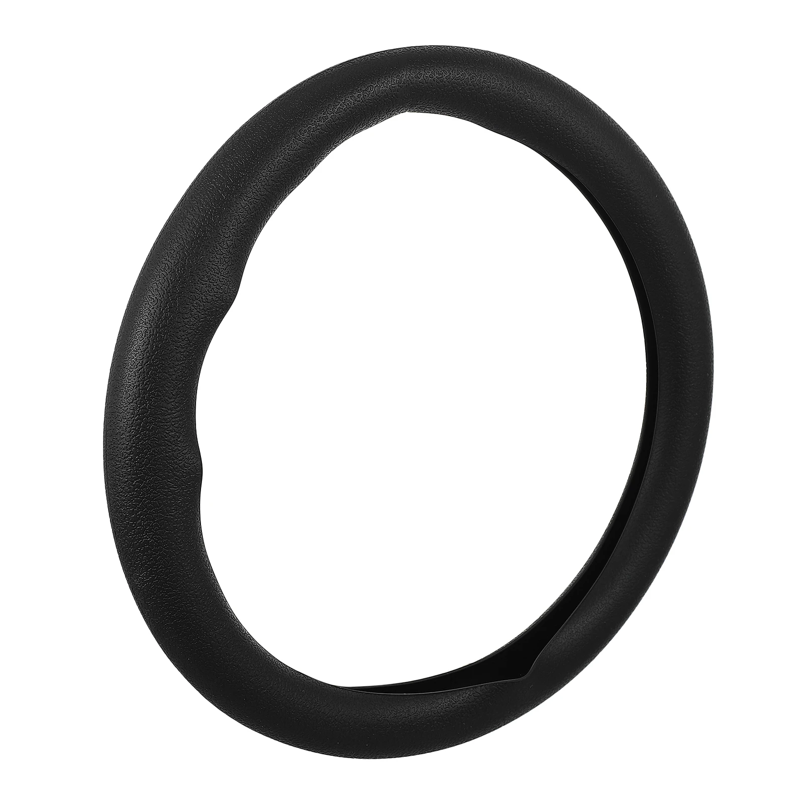 

1pc Steering Wheel Cover Premium Silicone Car Accessory For Auto Decor Protection Smooth Comfort Fit Fatigue Relief