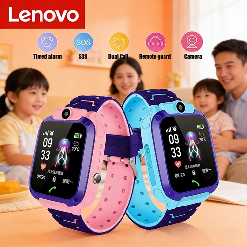 Imagen 2 del producto Reloj Inteligente Lenovo 4G Mini para Niños con Tarjeta SIM, Llamadas, Mensajes, Cámara, GPS, Resistente al Agua, Compatible con iPhone y Android 2026