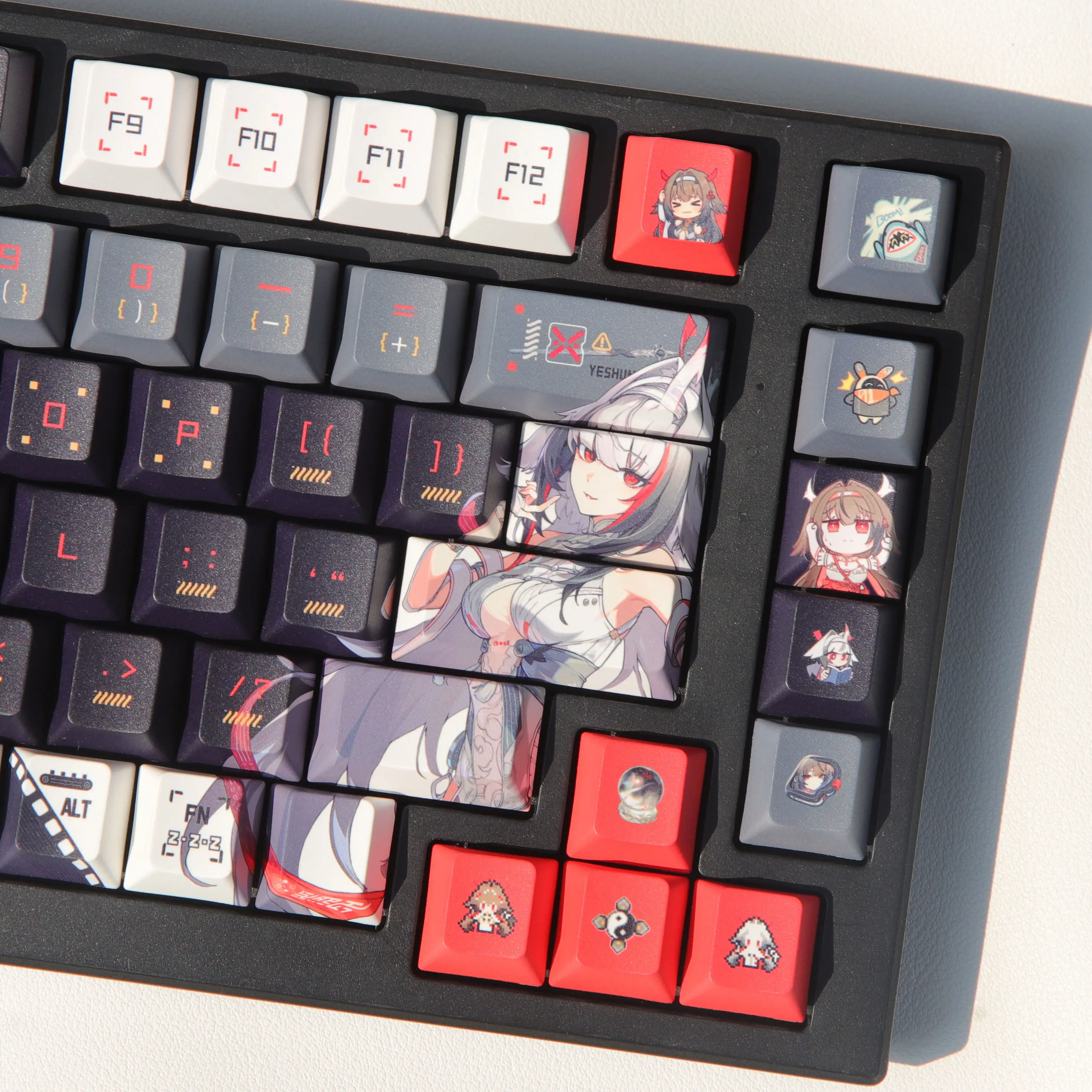 M.A.O Game120 Keys ZZZ Keycaps Ye Shunguang Theme Keycap PBT KEY CAP DYE-Sub Cherry Profile Key Cap for Made68 Mad68 Wooting 60 - view 5