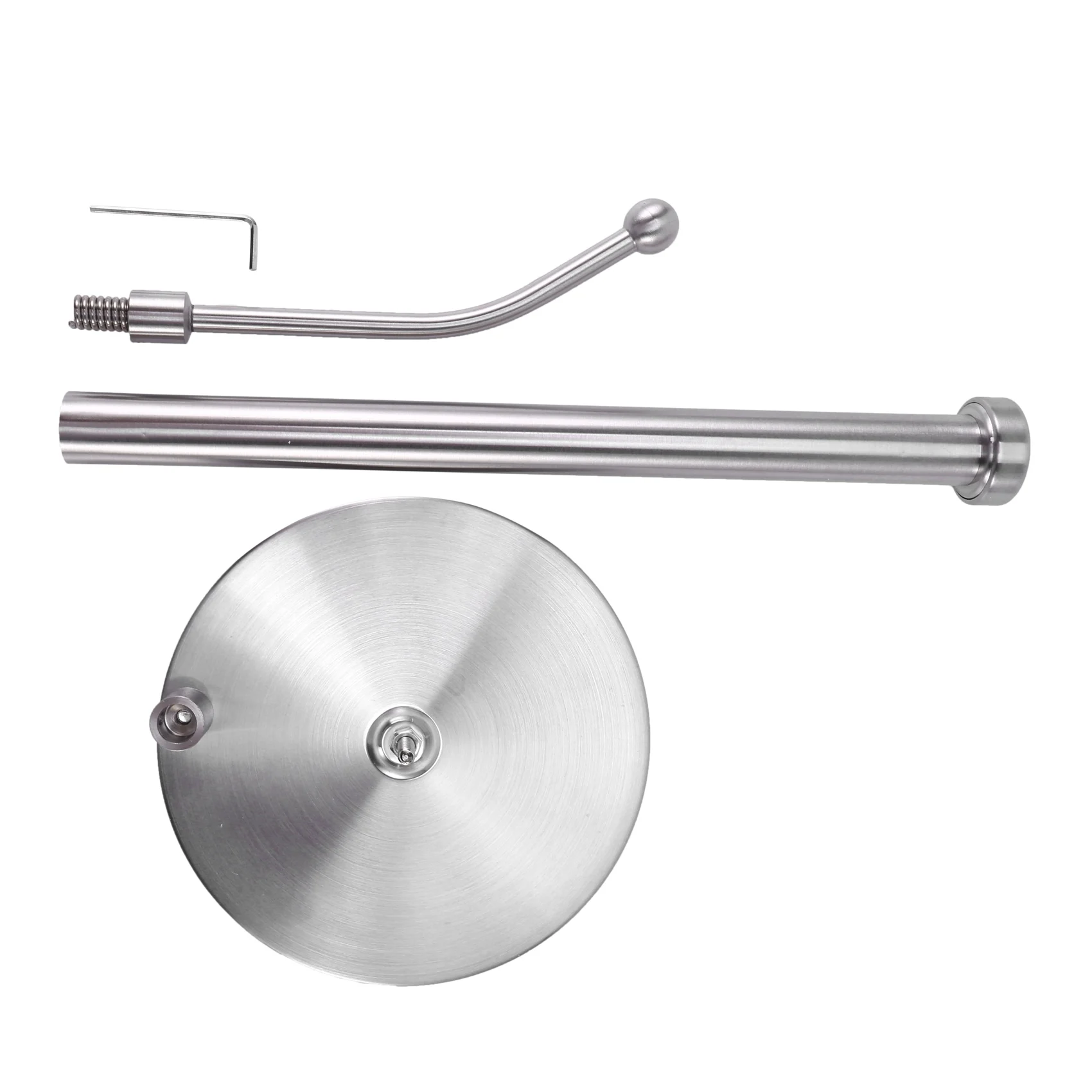 ABRE-Paper Towel Holder Stainless Steel Standing Tissue Holder One-Handed Tear, Perfect Modern Design For Kitchen Keeps Kitchens