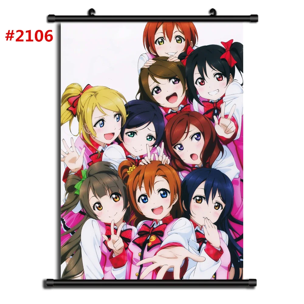 Anime Posters Love Live! Japan Anime Manga Wall Poster Wall Decor Poster Wall Art Picture for Living Room Decor Home Decor