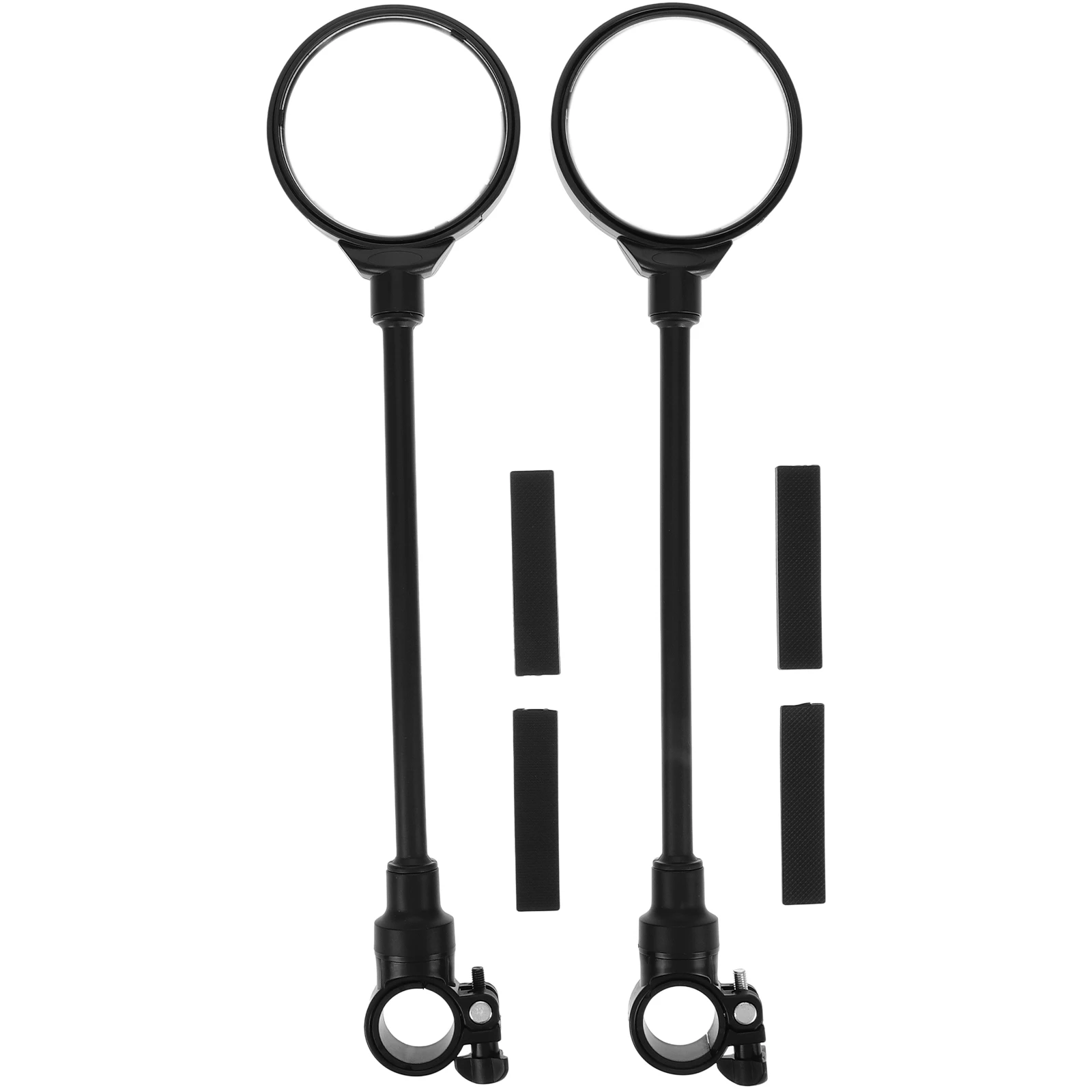 

1 Pair Universal Handlebar Rearview Mirrors Wide Angle Bike Mirror For Electric Motorcycle Scooter Bicycle Ebike Accessories