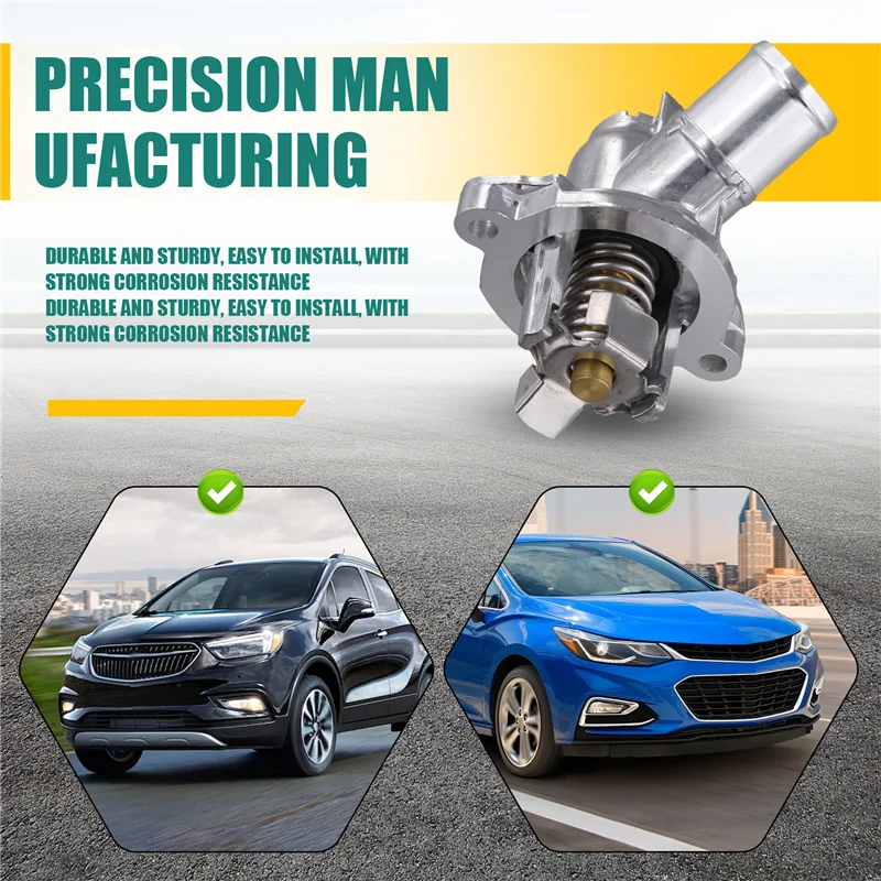 

A73X-12656949 12669633 Engine Coolant Thermostat Assembly For Buick For Cruze Equinox Malibu For GMC 12673413