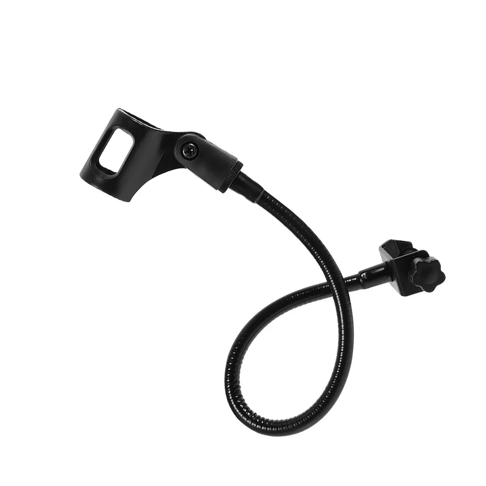 

Gooseneck Microphone Stand Flexible Hose Mic Rack Adjustable Universal Iron Holder For Desk Studio Recording Equipment