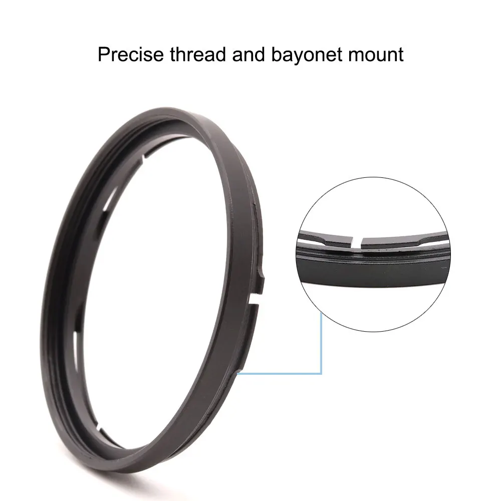 B50 Bayonet to 52 55 58 62 67 72 77 82mm Filter Adapter Ring for Medium Format V System Lens view 4