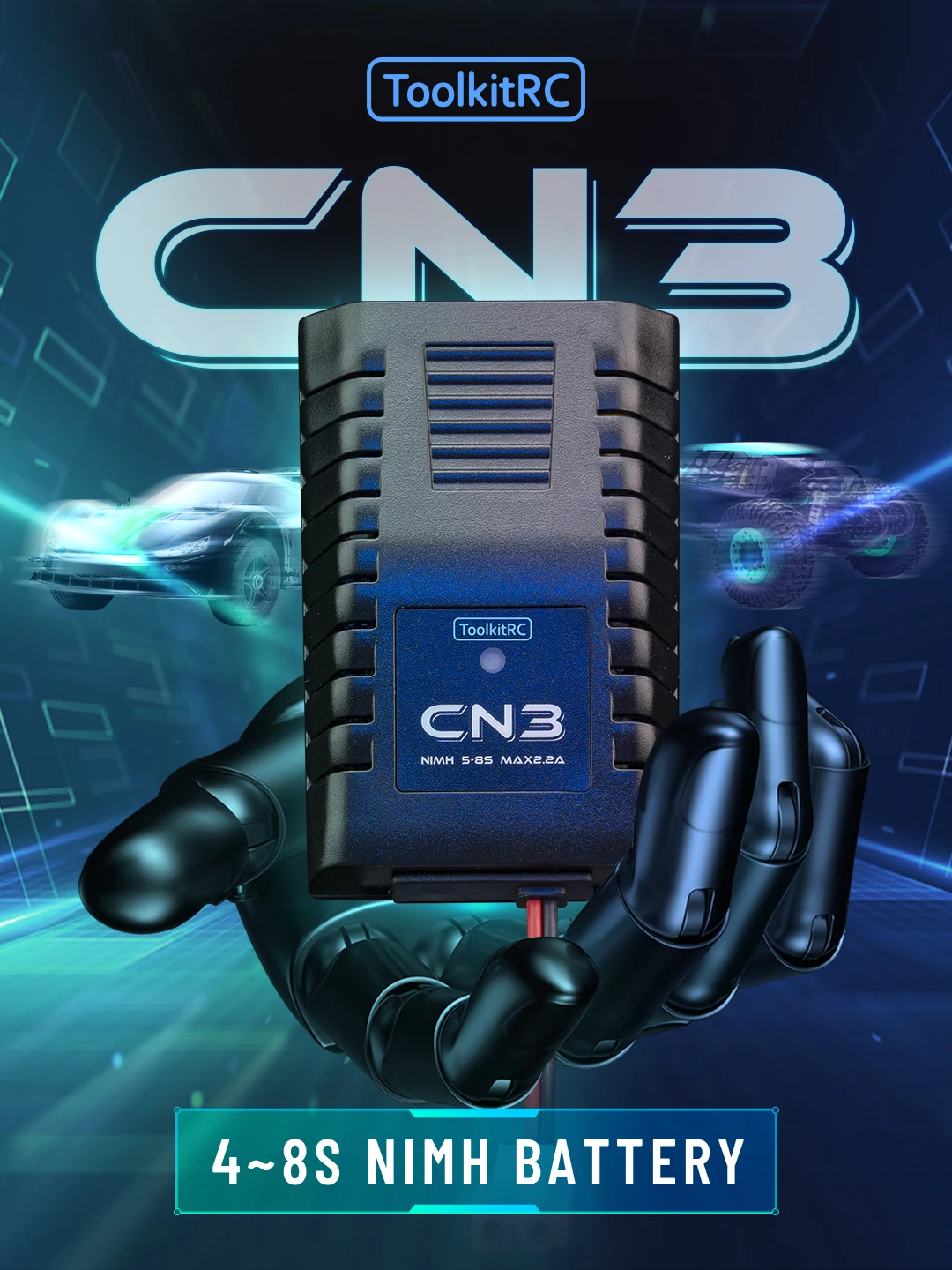 

ToolkitRC CN3 Simple 4-8S 2.2A Tagomiya Head Output Connector
