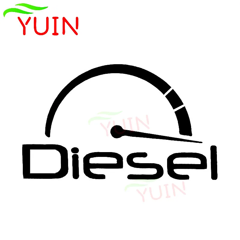 Turbocharged Diesel Car Decals, Classic Body Decoration, Personalized PVC Waterproof Sunscreen Stickers, Customizable Colors