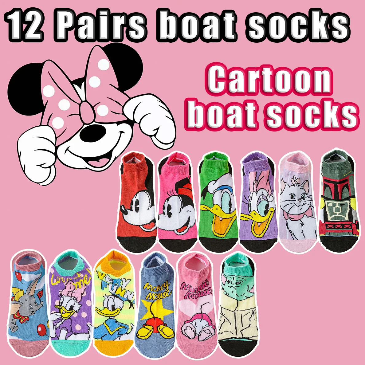 

Ankle Socks Boat No Show Invisible Non Slip Grip Low Cut Light Seamless Stay On Technology 12 Pairs