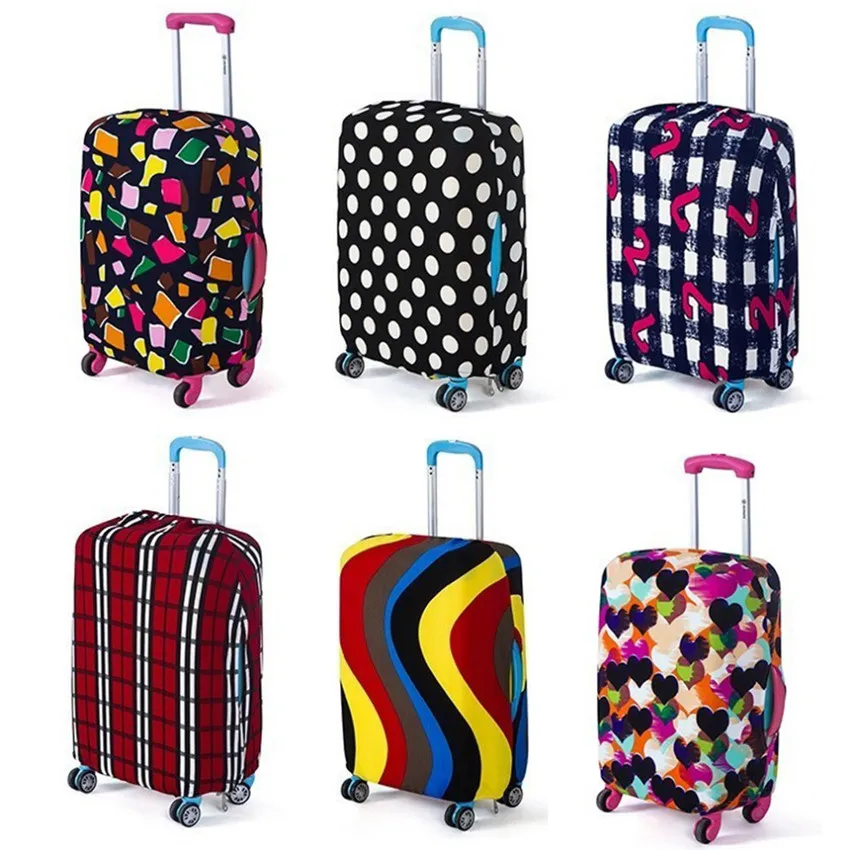 Juste de protection pour valise de voyage, valise à roulettes, housse anti-poussière pour bagages de voyage en plein air, accessoires de voyage applicables (housse uniquement)