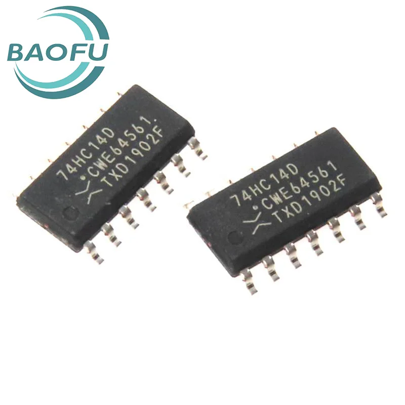 Neu importierter Original 74HC14d SOIC-14 Sechskanal-Wechselrichter-Logik-IC