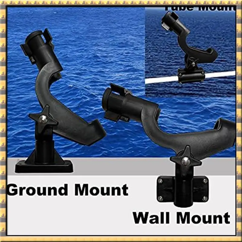

AA79 New Canoe Inflatable Boat Rotatable Fishing Boat Plastic Support Fishing Boat Support Canoe Side Pole Support For Fishing B