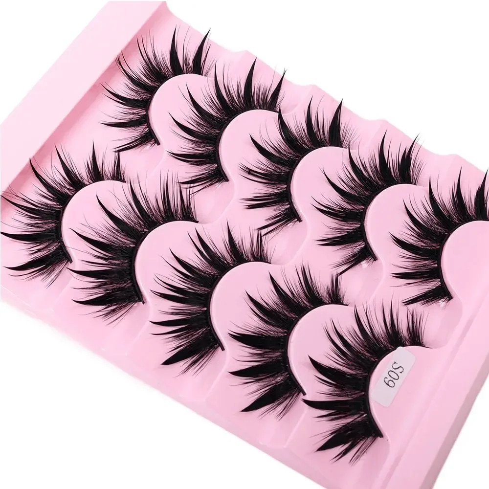Cruelty-free Soft Band Handmade Craft Extension Wispy Fluffy 3D Faux Mink Eyelashes False Eyelashes Thai Wet Eyelashes