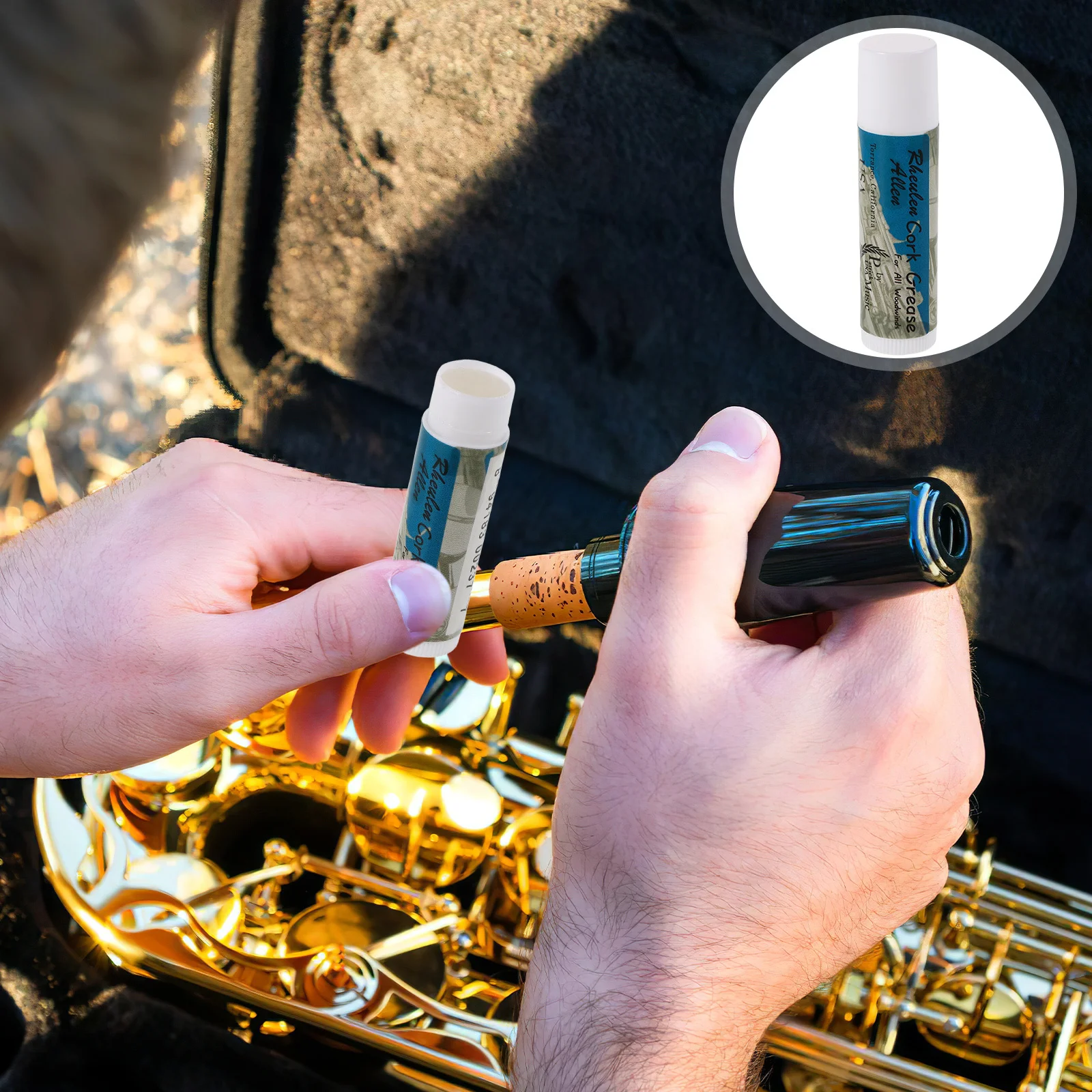 Cork Grease for Clarinet and Saxophone Lubricate Cream Enhances Sound Quality Portable Easy Carry Wind Instruments