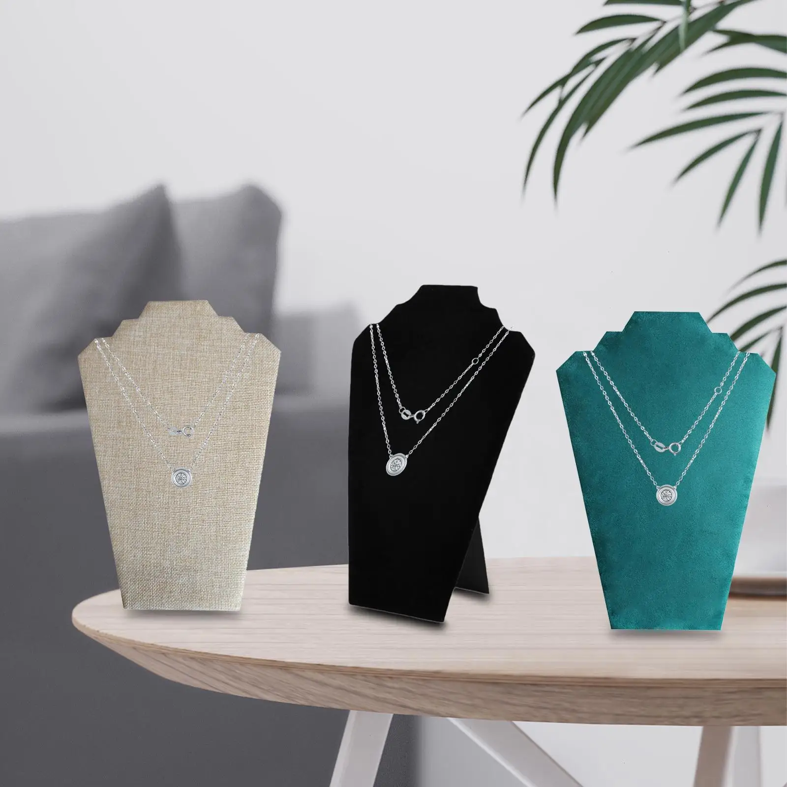 حامل عرض القلادة، حامل حامل القلادة للعروض التجارية في صالة العرض