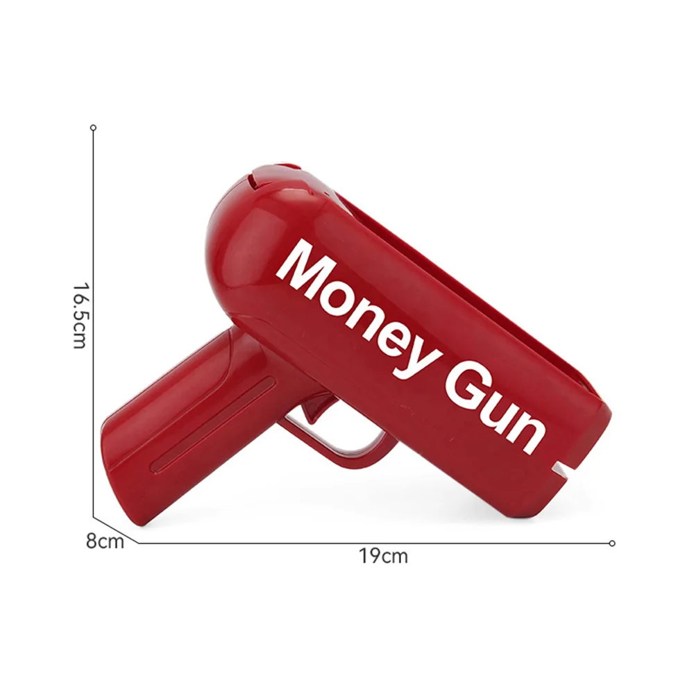 Divertente cannone per contanti, pistola per soldi, giocattolo, gioco per feste, sparatutto per matrimonio, compleanno, Natale, bar club