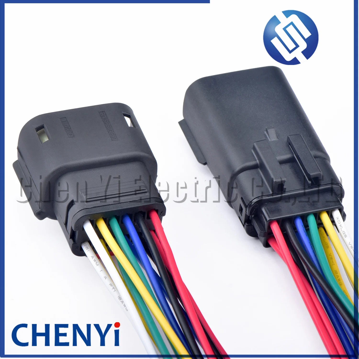 12 Pin Auto Headlight Plug Female male Connector wiring harness plug 33472-1201 33482-1201 For Ford Focus Mondeo Buick Chevrolet