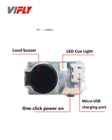 VIFLY Beacon Wireless Drone Buzzer 80mah Self-Powered Gyro LED 105DB for DJI Quads Any Drones Up To 30 Hours Working Time