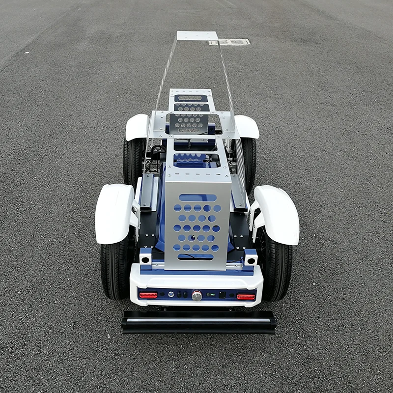 4wd Robot Chassis Wire-controlled  Intelligent Mobile Platform with Bracket