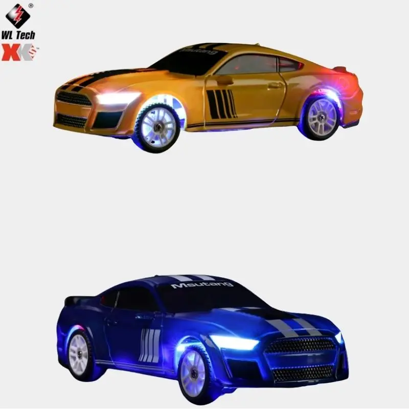 Wltoys K4308 1/43 2.4G 4WD Mini Drift RC Car with LED Light Remote Control High Speed On-Road Racing Vehicle Boys Toys