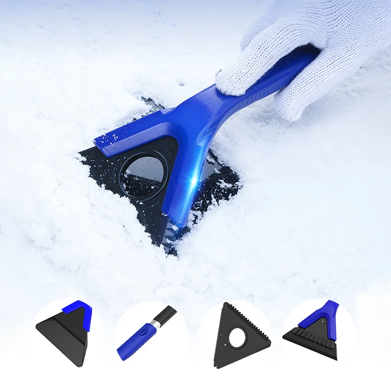 

Ice Scraper Snow Shovel Brush Combo for Car Windshield Ice Breaker Shovel Windshield Deicer Winter Defrosting Emergency Tools
