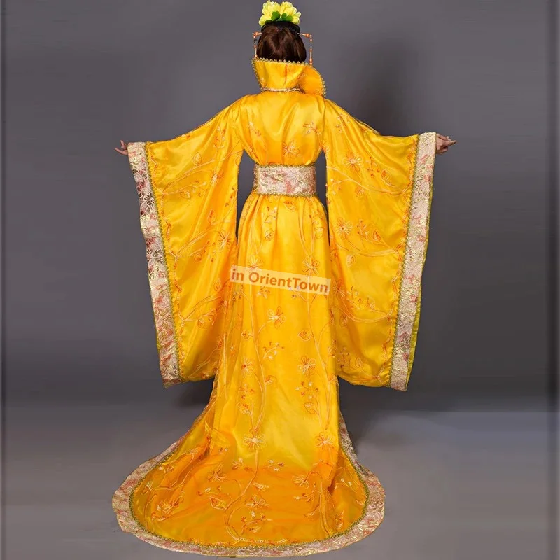 Ancient China Tang Song costume imperial concubine Queen Classical Dance dress Princess stage performance photo studio Outfit