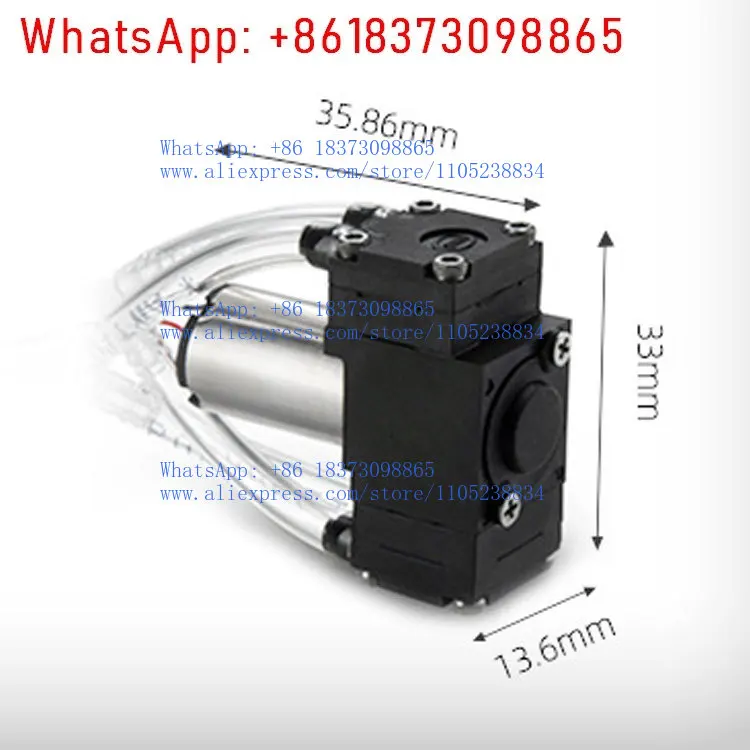 1PCS High Performance Mini Electric Manufacturer Portable Medical Laboratory Sampling Mirco Diaphragm Vacuum Air Pump