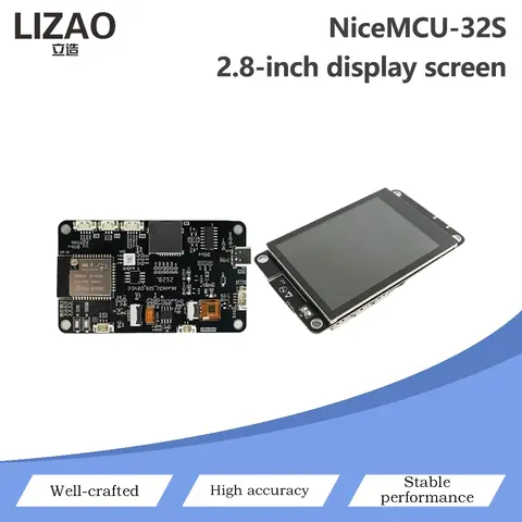 NiceMCU‑32S 2.8 Inch ESP32 Touch LCD Module XH‑32S Onboard ESP32‑D0WD‑V3 Chip Wi‑Fi BLE Type‑C 240×320 Color Display