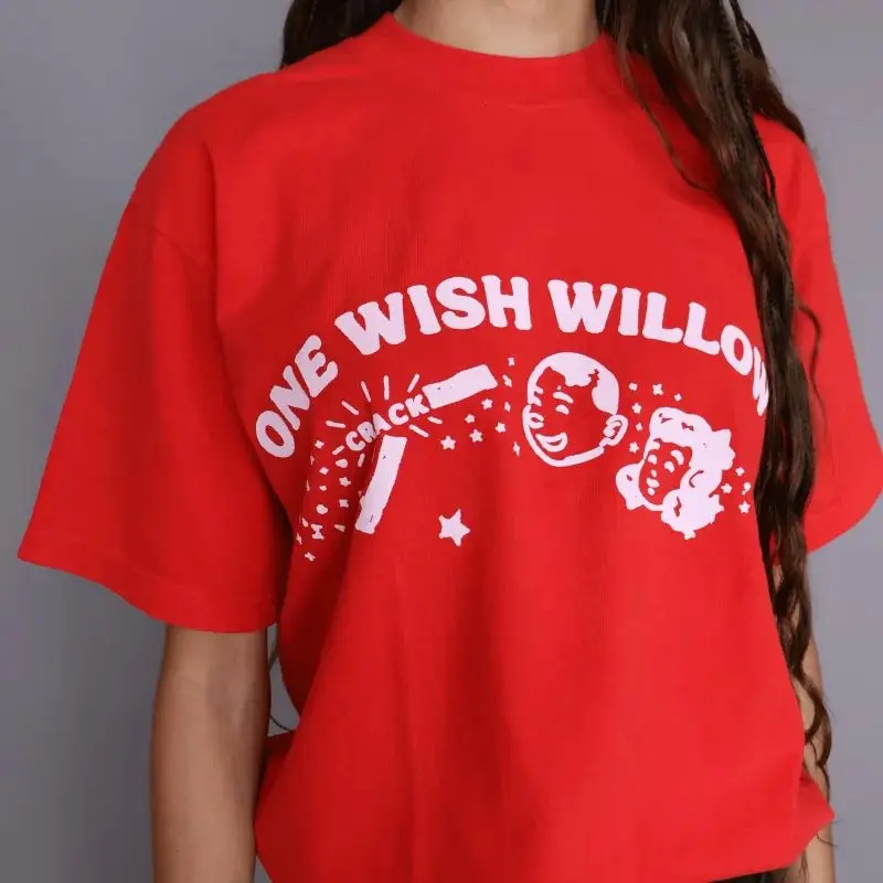 Y2k Streetwear Movie Obsession One Wish Willow Printed 2026 Merch Shirt Casual Loose Clothing Men‘s Women's T-Shirts Unisex