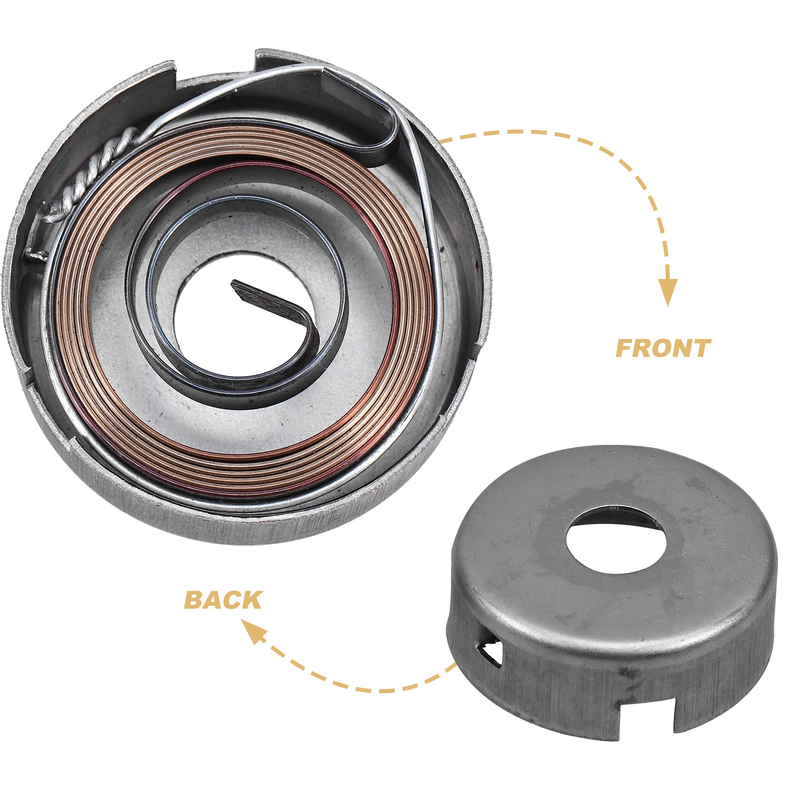 ملحقات مكبس الحفر، مجموعة زنبركية لملف إرجاع التغذية، زنبركات فولاذية بديلة لولبية