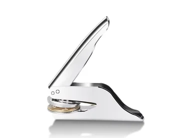 Benutzerdefinierte Initialen Embosser Stempel, Buch Embosser personalisierte Hochzeit Präge Stempel, Adressstempel, Form the Library Embosser