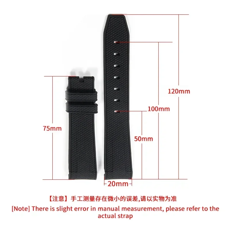 Arc Interface Silicone Steel Needle Bucket Accessories for Omega Joint Name Moon Swatch Planet Woven Pattern 20mm Watch Strap