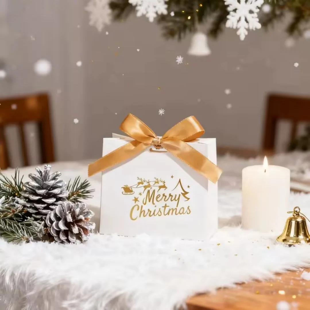 

Мини-сумки для конфет, складные рождественские подарочные пакеты, подарочные коробки из золотой фольги, экологически чистые маленькие вечерние сумки для фестиваля, юбилея