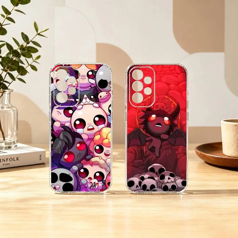 Cool The Binding of Isaac  gift Phone Case Transparent Silicone Soft For Samsung S25,S24,S21,S22,S23,S30,Ultra,S20,Plus,Fe