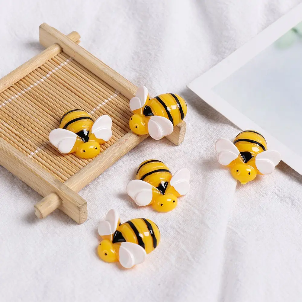 lot Crafts DIY Accessories Mobile Phone Shell Hair Ornament Simulated Animals Artificial Bees Slime Pendants Mini Bee