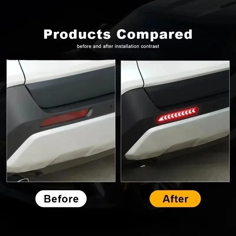 

For 2X Reiz Sienna Brake and Tail Light Signal Lights Rear Bumper Lights Brake Glow Lights