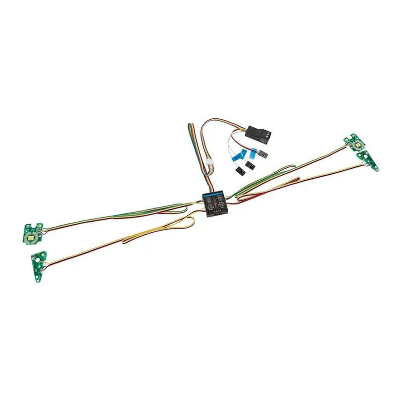 AS96-2X LED Light System Front & Rear Lamp Group For Traxxas TRX4 Defender TRX-4 1/10 RC Car Turn Signals Brake Lights