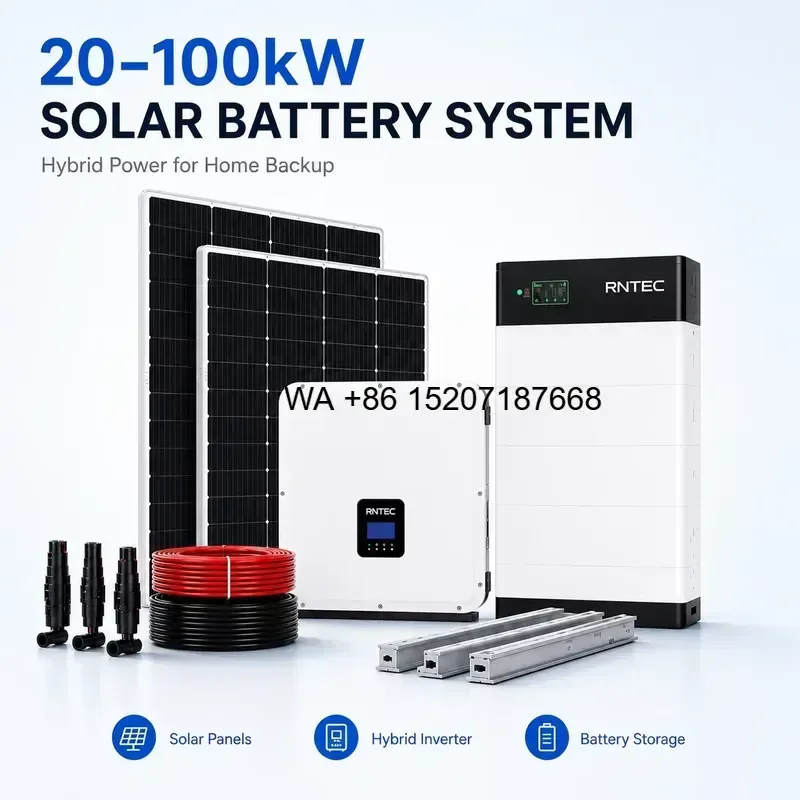 Wmwmnu for Wmwmnu Residential Solar Energy Storage System with Hybrid Inverter and LiFePO4 Battery for Home Backup Power