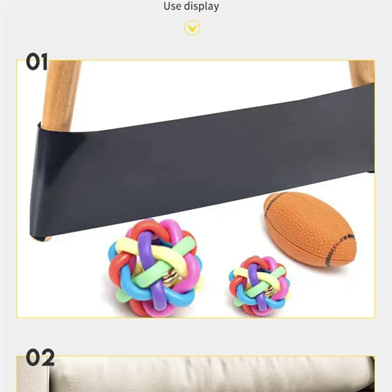 【كفاءة 】 مادة النايلون القابلة للتعديل مقاس 100 مم × 6 م مع أشرطة تثبيت لمنع سدادة سفلية لسرير الأريكة