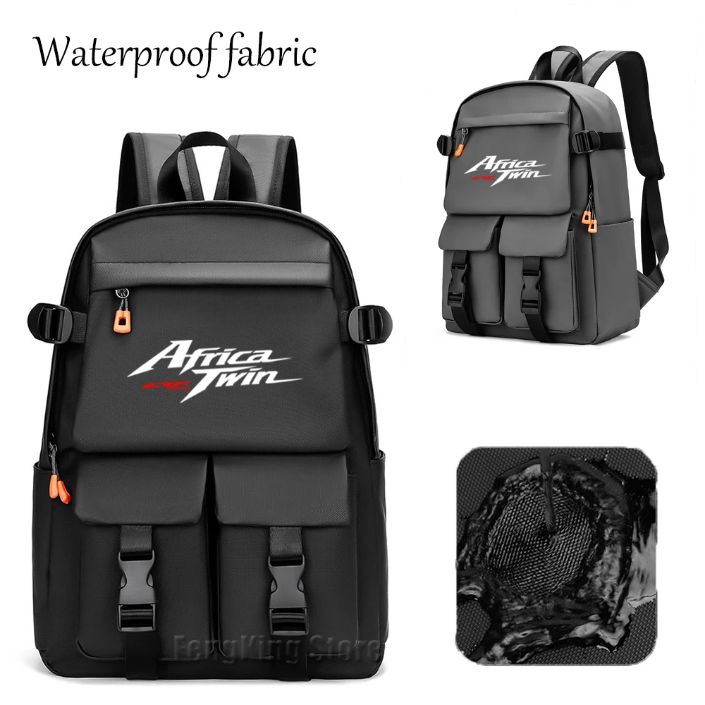 

For HONDA Africa Twin crf1100L Waterproof fabric backpack for men's simple casual business travel computer backpack