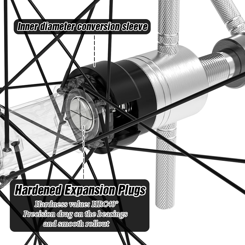 LEBYCLE MTB Road Bicycle Hub Bearing Removal Tool Bike Hub Tower Base Removal Tool Removal Puller Bike Hub Bearing Repair Tool