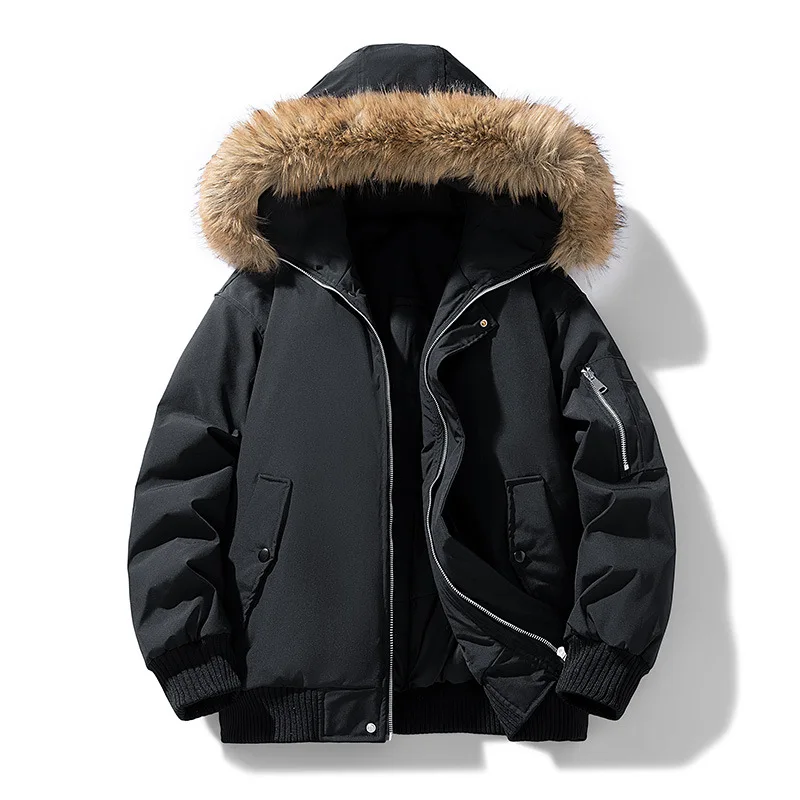 

2025 New Classic Popular Unisex Couple Casual Thickened Men’s Autumn and Winter Warm Jacket