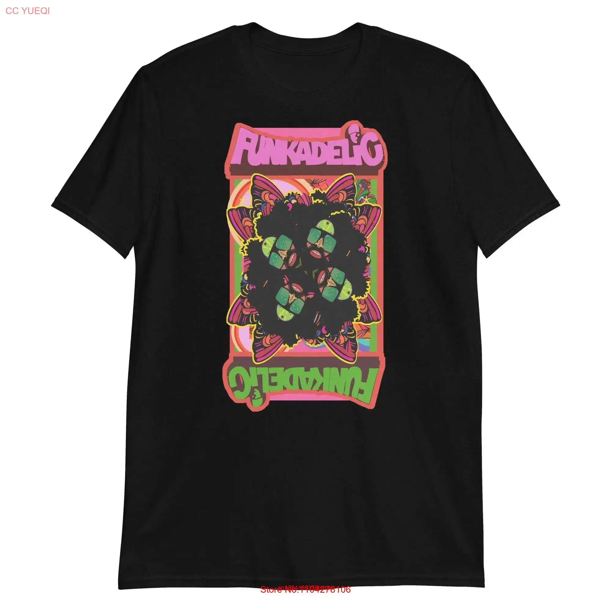 Funkadelic kaleidoscope funk T Shirt long or short sleeves