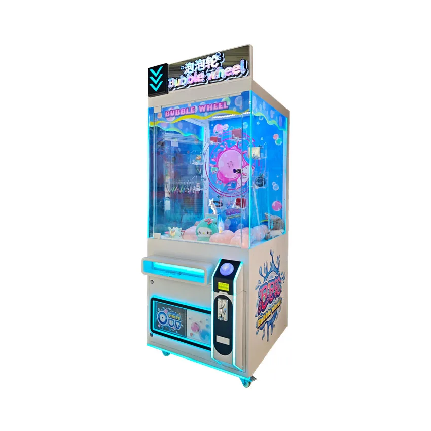Popular Coin Operated Doll Machine Arcade For Big Game Centers With Hardware Acrylic 110/220V Power For Kids