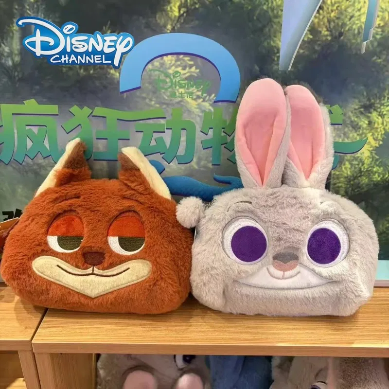 

Disney Zootopia Pencil Bag Judy Nick Cartoon Cute Multi-purpose Cosmetics Sanitary Napkins CCD Camera Earphones Storage Bag Gift