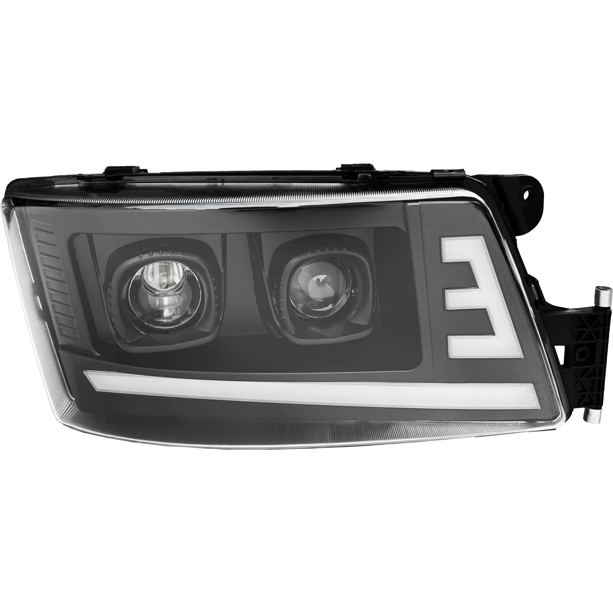 1pcs 24V The Latest version Projector LED Headlight Compatible with MAN TGX TGL TGS EURO Truck With DUAL LENS DRL