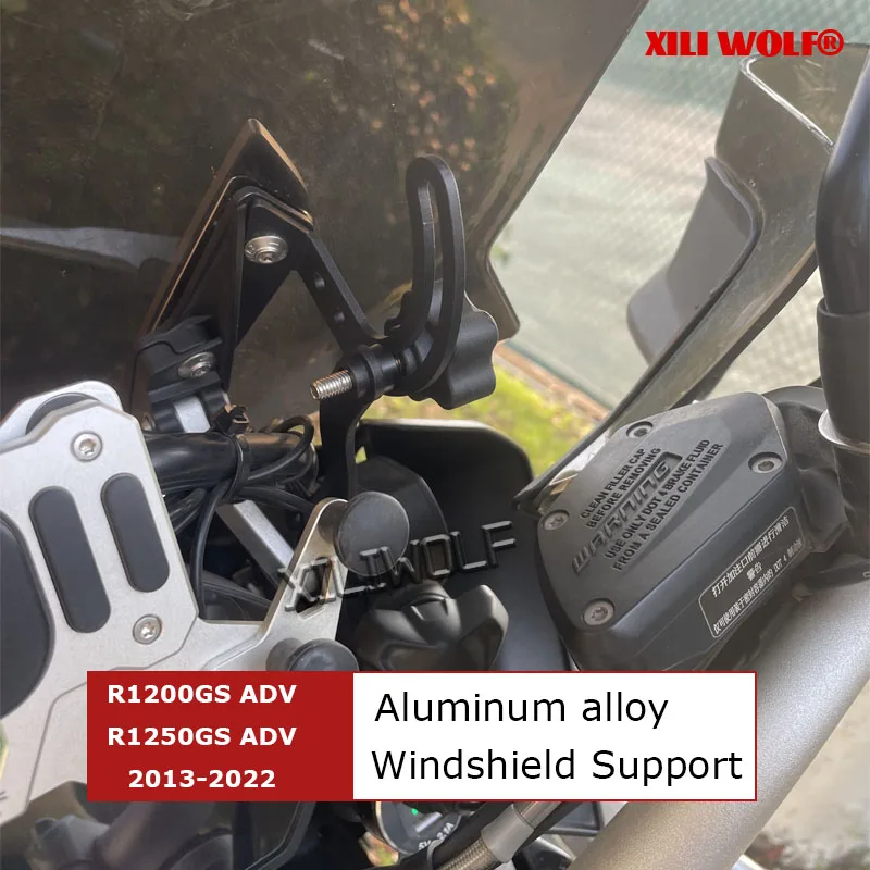 

Windscreen Strengthen Bracket Windshield Support Aluminum alloy For BMW R1200GS R1250GS R 1200GS LC/ADV 2013-2022 Holder