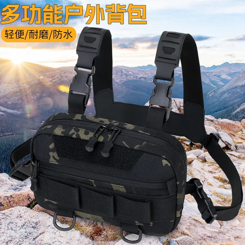 Functional Chest bag Fishing Men Bag Backpack Sports Fanny Pack Waterproof Multifunctional Travel Hunting Bags For Men 가방 bolsa